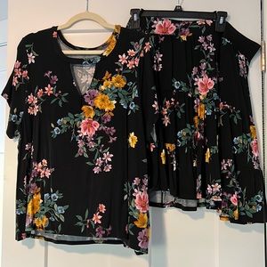 Torrid matching top & skirt set